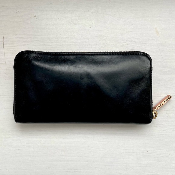 Tory Burch Black Leather Wallet - Picture 2 of 4
